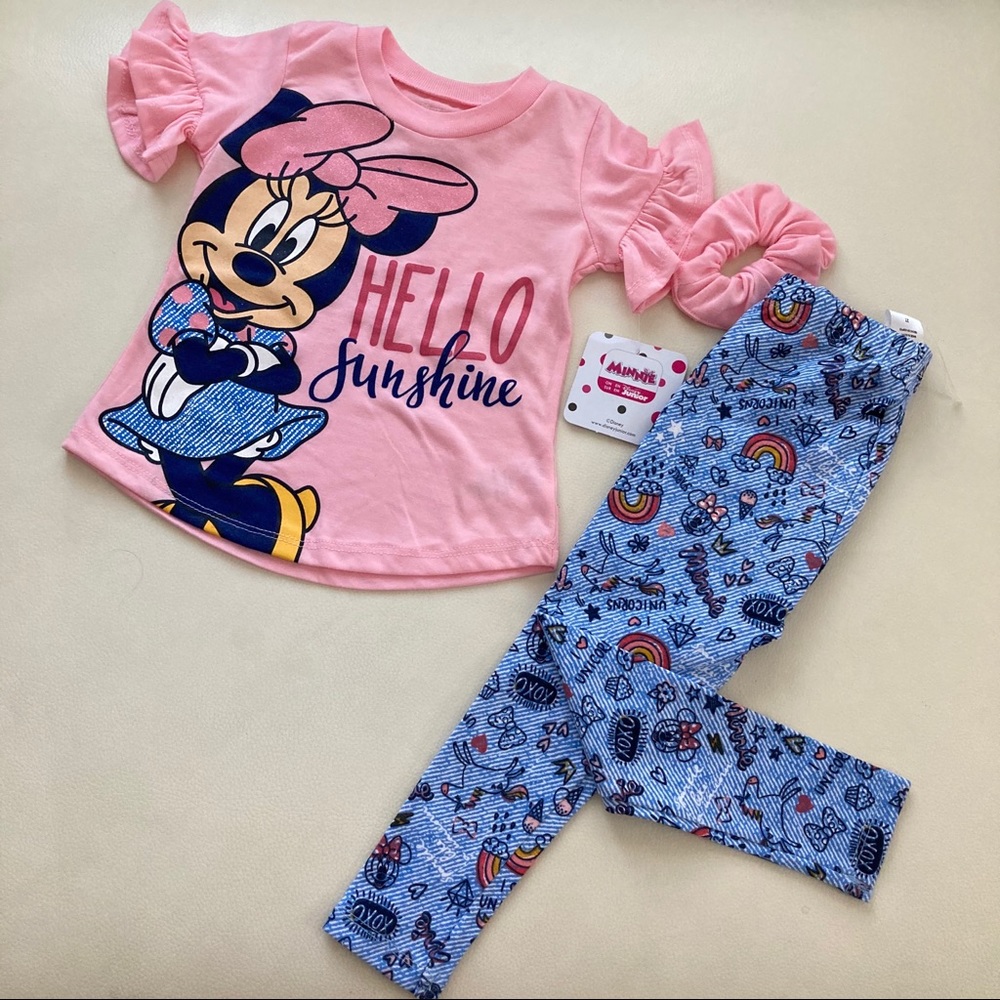 Disney Minnie Mouse cute leggings set 2152